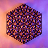 Crystal Tessellation - Walnut, 10"