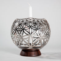Flower of Life - Geometric Projection Candle Holder