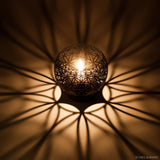 Flower of Life Candle Holder - Black Edition